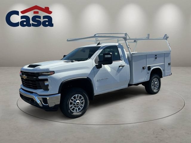 2026 Chevrolet Silverado 2500 HD WT in Summit White — front three-quarter view