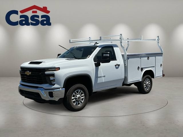 2026 Chevrolet Silverado 2500 HD WT in Summit White — front three-quarter view