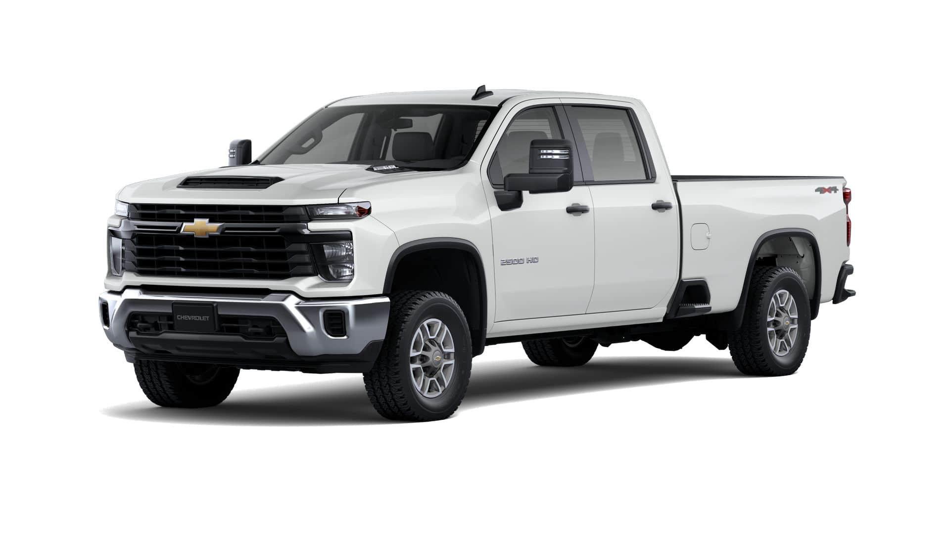 2026 Chevrolet Silverado 2500 HD WT in Summit White — front three-quarter view