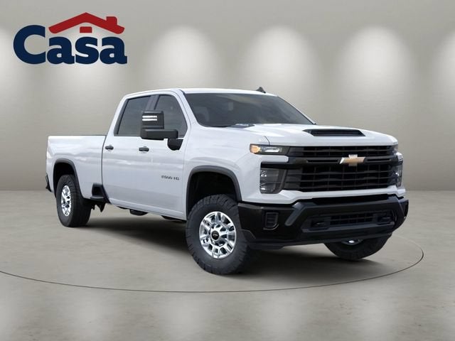 2026 Chevrolet Silverado 2500 HD WT in Summit White — front three-quarter view