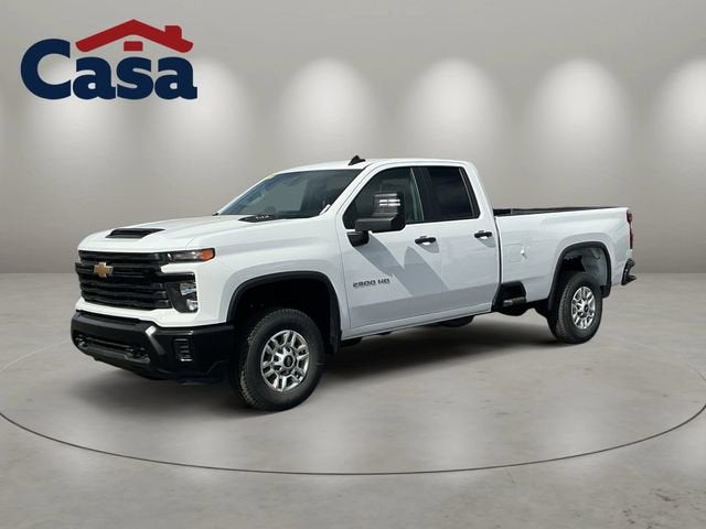 2026 Chevrolet Silverado 2500 HD WT in Summit White — front three-quarter view