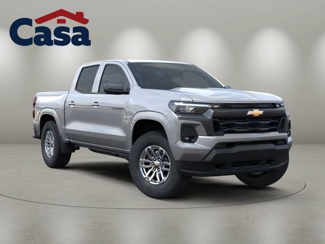 2026 Chevrolet Colorado LT in Sterling Gray Metallic — front three-quarter view