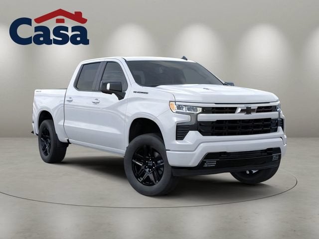 2026 Chevrolet Silverado 1500 RST in Summit White — front three-quarter view