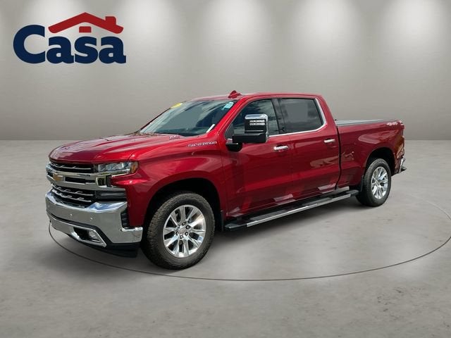 2021 Chevrolet Silverado 1500 LTZ in Cherry Red Tintcoat — front three-quarter view