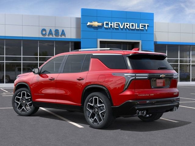 2026 Chevrolet Traverse — rear three-quarter view