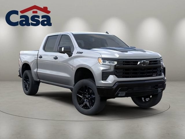 2026 Chevrolet Silverado 1500 LT Trail Boss in Sterling Gray Metallic — front three-quarter view