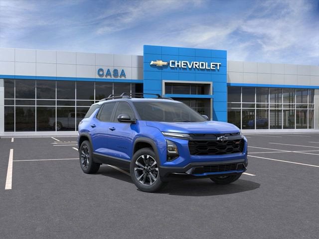 2026 Chevrolet Equinox RS in Reef Blue Metallic — front three-quarter view