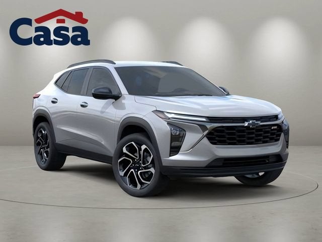 2026 Chevrolet Trax 2RS in Sterling Gray Metallic — front three-quarter view